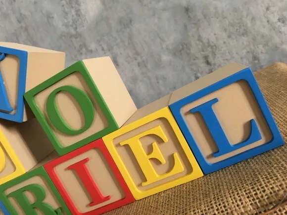 Cubos com Nome 6x6cm Toy Story