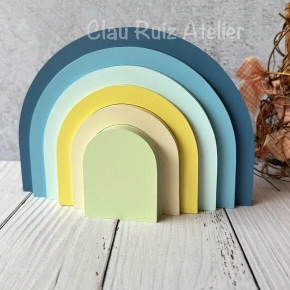 Arco Íris de Mesa Escandinavo - Decoração Bebê
