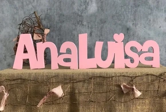 Letras Decorativas em MDF Linha CH