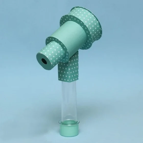 Arquivo De Corte Telescópio Porta Tubete - Cód.: 65