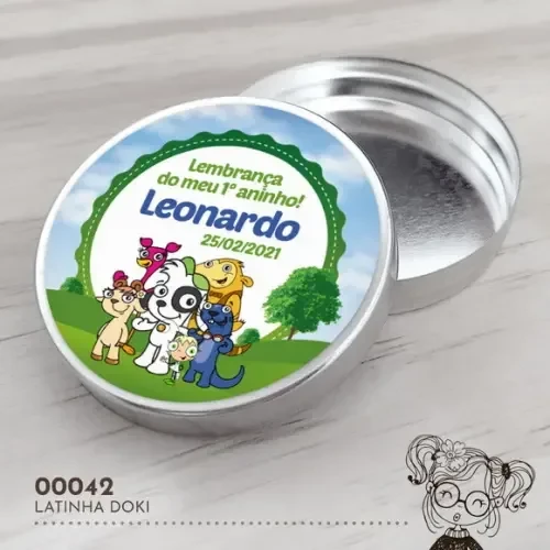 Latinha Adesivada Doki - 00042