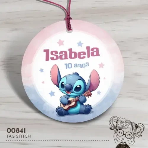 Tag Redonda Stitch - 00841