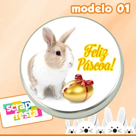 Latinhas Personalizadas Festa Páscoa