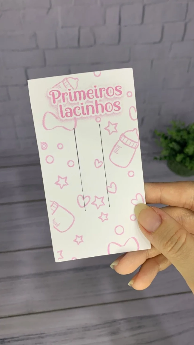 Tags/Papeletas para Laços Tema Meus Primeiros Lacinhos
