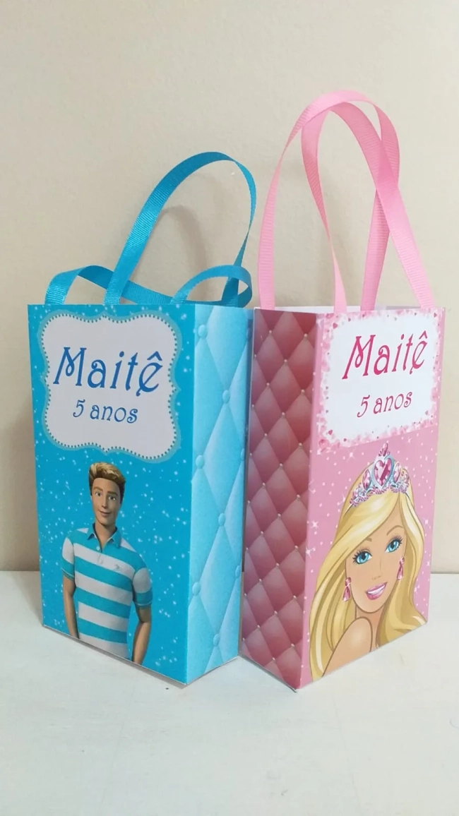Sacolinhas Personalziadas Ken para Lembrancinhas