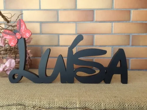 Festa Minnie - Letras de Mesa