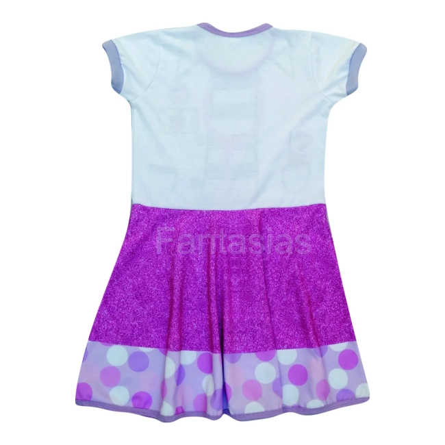 Vestido Infantil Fantasia Médica de Brinquedos com Estetoscópio