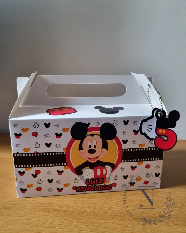 Maleta Personalizada Lembrancinha Mickey
