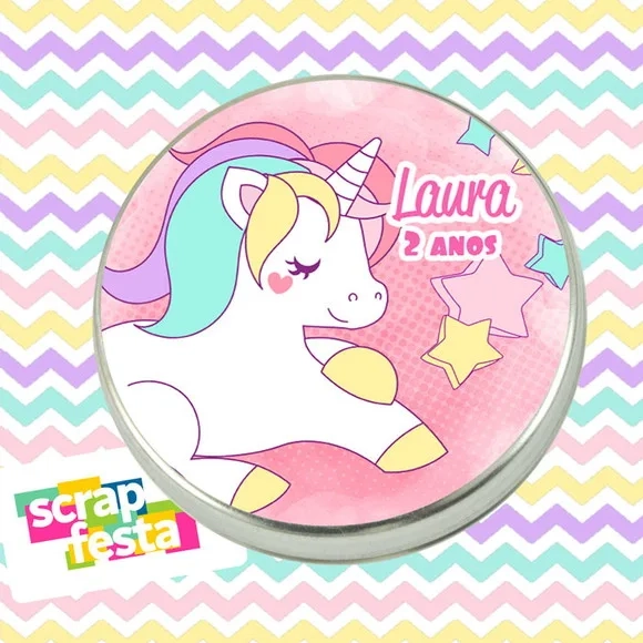 Latinhas Personalizadas Lembrancinhas Festa Unicórnio
