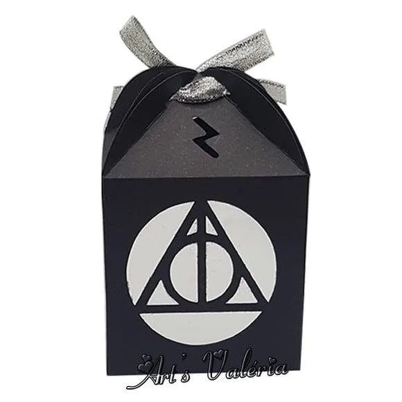 Caixa com Recorte Harry Potter