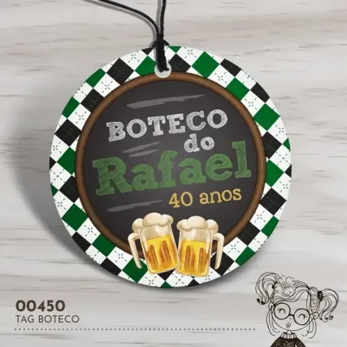 Tag Redonda Boteco - 00450