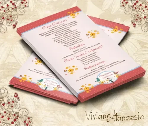 Cardápio Casamento - 00013