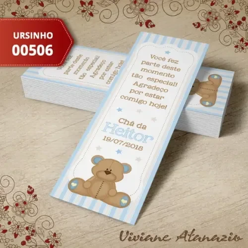 Marcador de Livro Ursinho - 00506