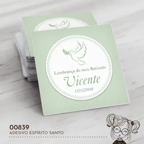 Adesivo Quadrado Espírito Santo - 00839