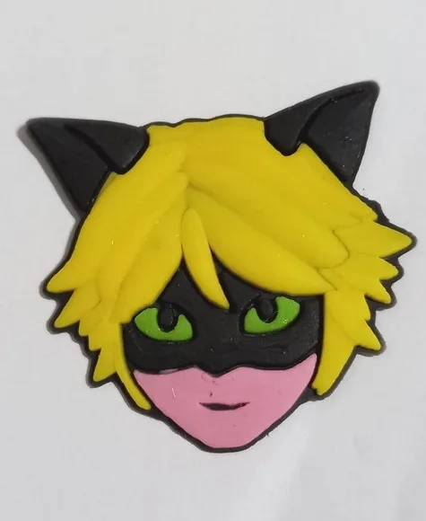 Apliques Menina Joaninha e Menino Gato - 6 Unidades