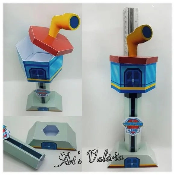 Torre Patrulha Canina - Enfeite de mesa - Valor unitário