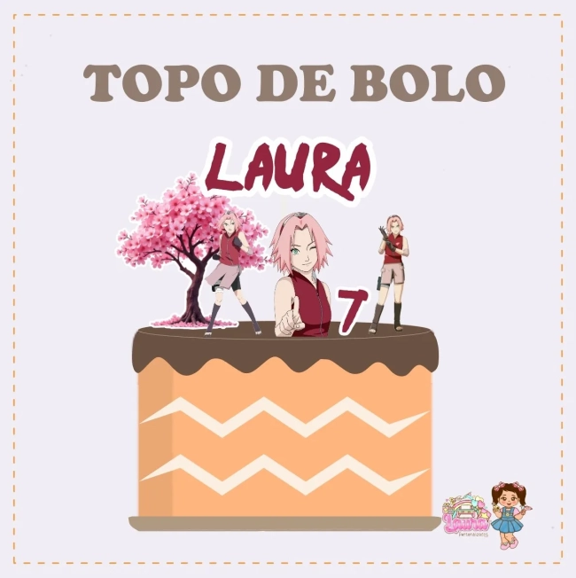 Kit Festa Só Um Bolinho SAKURA - Decoração de Festa