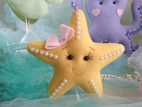 Estrela do Mar de Feltro* Chamar Chat