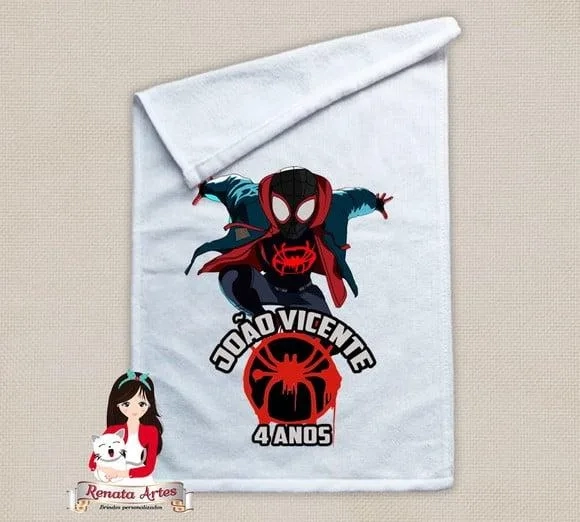 Toalhinha Personalizada Homem Aranha