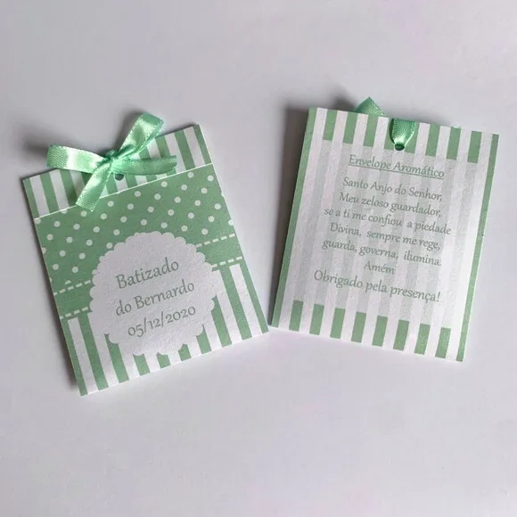 Lembrancinha Batizado Sachê perfumado para gavetas