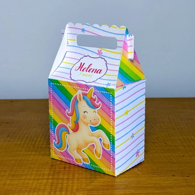 PEGUE E MONTE - Kit Festa UNICORNIO - Decoração de Festa | Lembrancinhas | Aniversário | Personalizados