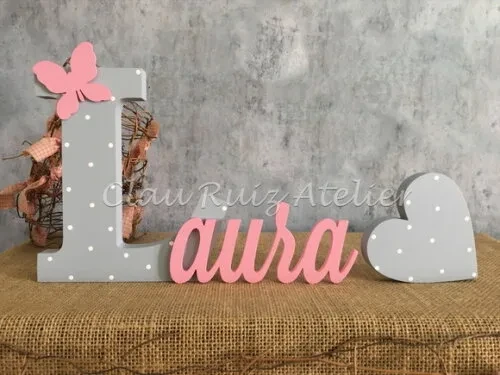 Jardim Encantado - Nomes Personalizados + CORAÇÃO