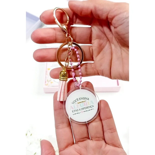 Dia dos Professores - Chaveiro Personalizado