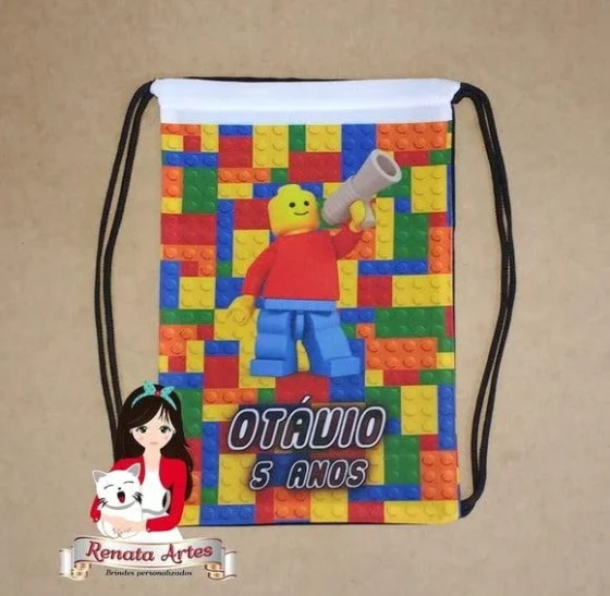 Mochila de Tecido Lego