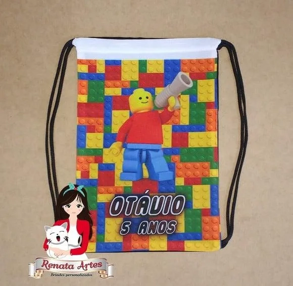 Mochila de Tecido Lego