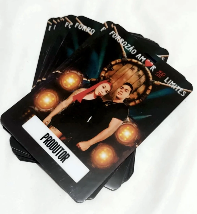 Credencial Personalizada 10x15 para Eventos Festas Shows !