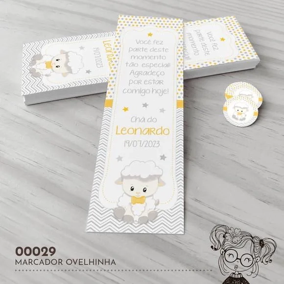 Marcador de Livro Ovelhinha - 00029