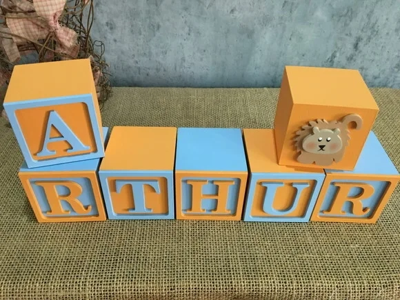 Candy Colors - Cubos 6x6cm Leão