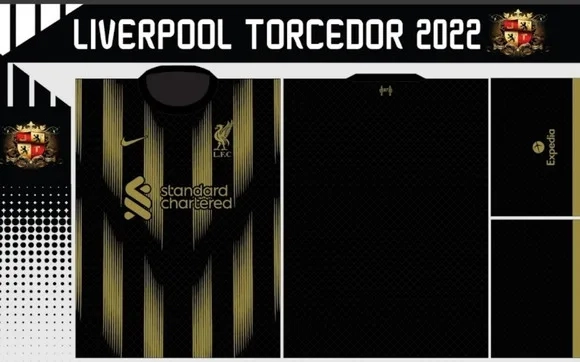 Vetores Camisa Liverpool Torcedor 2022