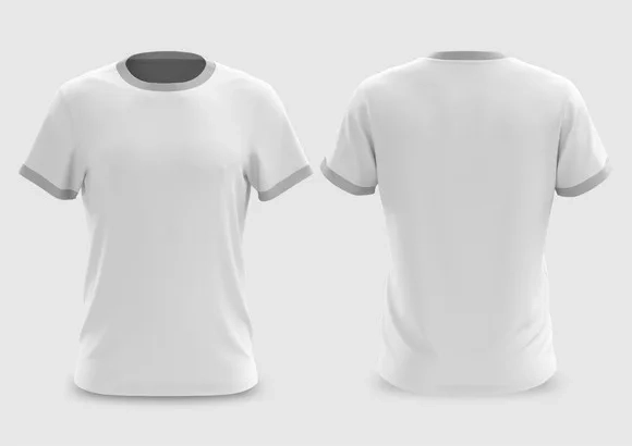 Mokunp Camisa Masculina Gola Redonda II P/ Coreldraw -yellow