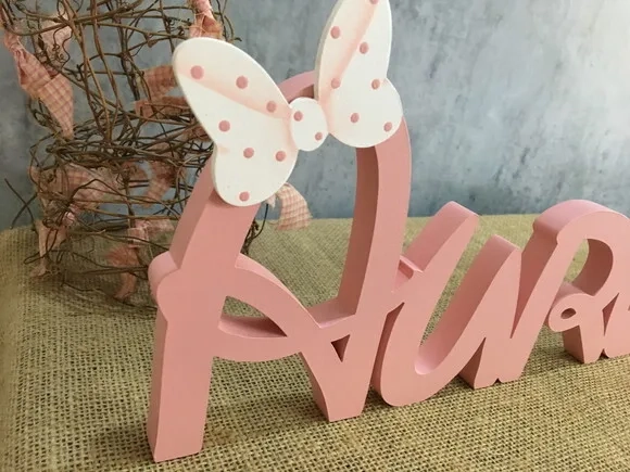 Festa Minnie - Letras de Mesa