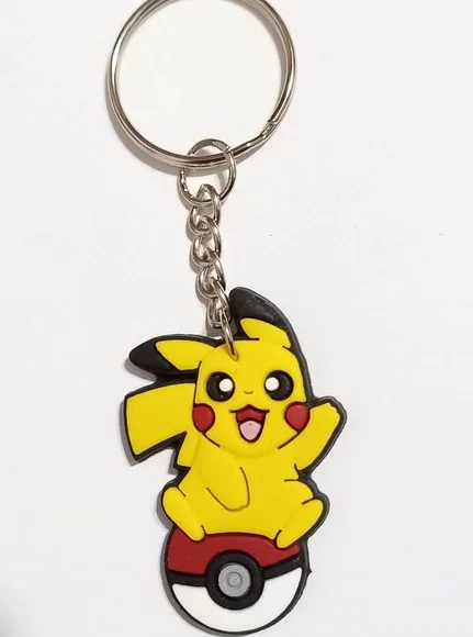 Chaveiro Pikachu Emborrachado Pacote com 50 Unidades