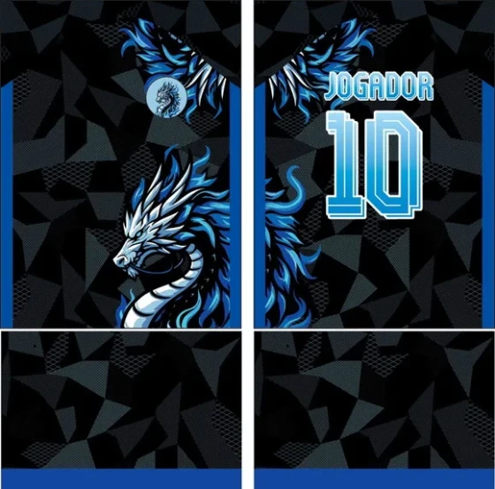 Arte Vetor Camisa Interclasse Dragão 399