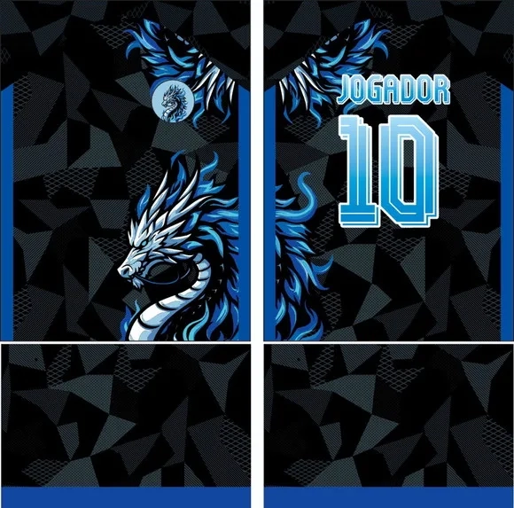 Arte Vetor Camisa Interclasse Dragão 399