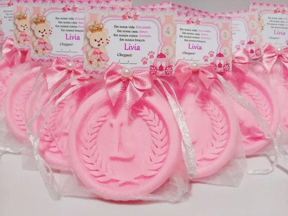 Lembrancinha Maternidade, Sabonete Letra Personalizada