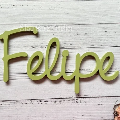 Nome de Parede em mdf - Decoração Bebê e Infantil