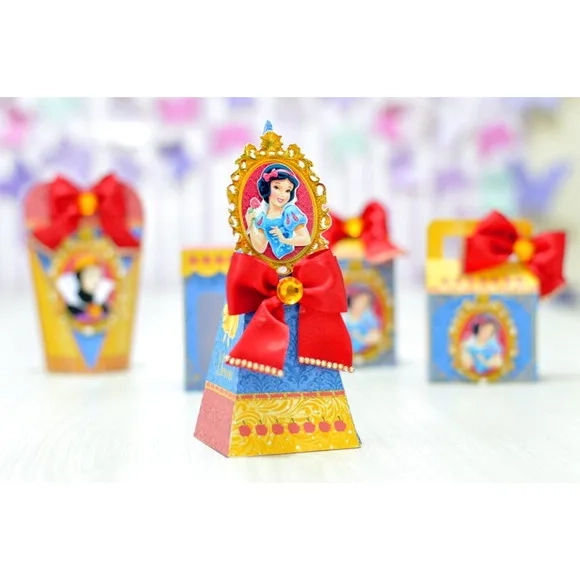 Kit 60 Lembrancinhas Branca de Neve