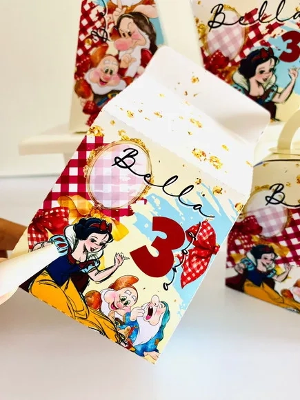 Kit 60 Lembrancinhas Branca de Neve