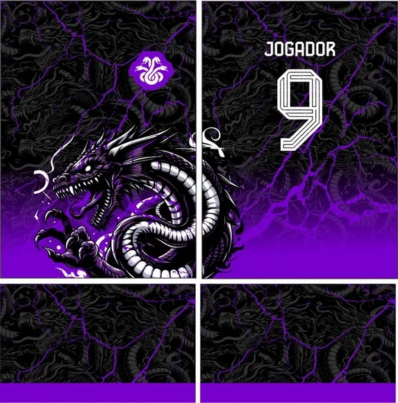 Arte Vetor Camisa Interclasse Dragão 343