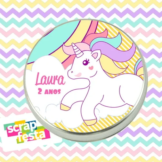 Latinhas Personalizadas Lembrancinhas Festa Unicórnio