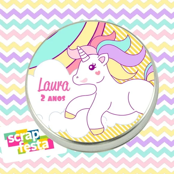 Latinhas Personalizadas Lembrancinhas Festa Unicórnio