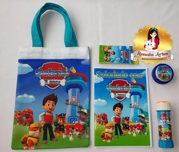 Patrulha Canina - Kit Alegria na Sacola Personalizados
