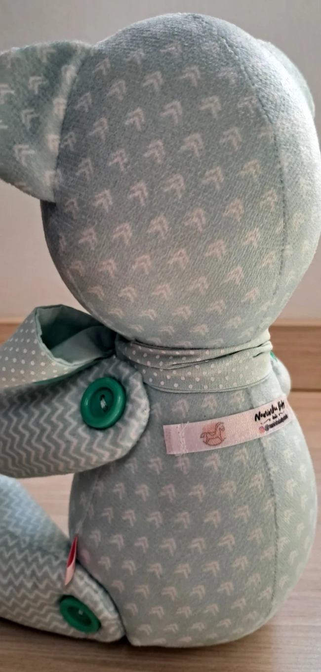 Urso Patchwork Pequeno