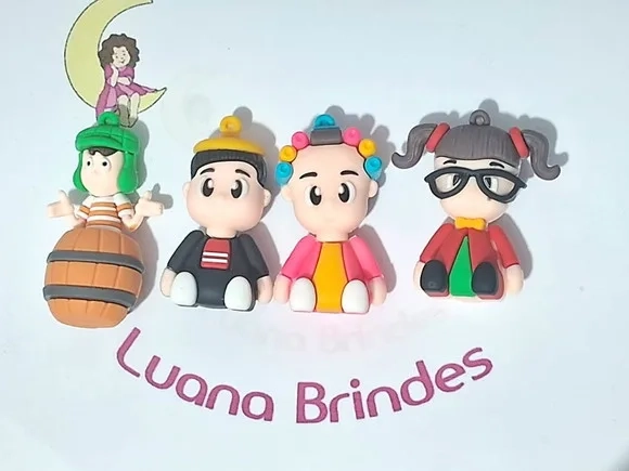 Pingente Chaves 3d Emborrachado Pacote com 2 Unidades