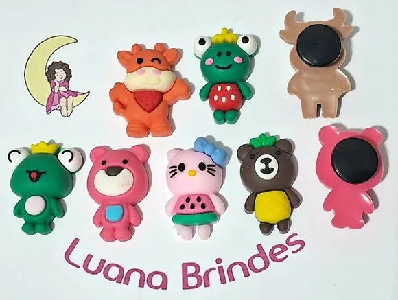 Pins de Crocs Hello Kitty 3d Variados Emborrachados -7 Peças