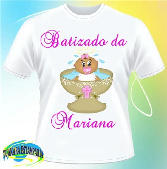 Camiseta Batizado Menina 2